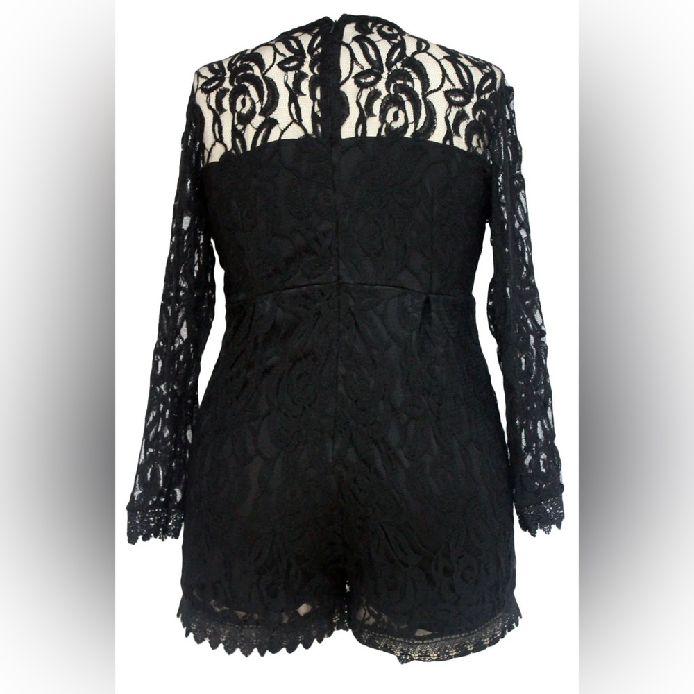 Elegant Black Lace Dress